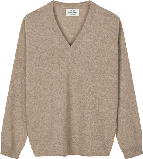 Mads Nørgaard - Copenhagen Eco Wool Bally Sweater Kvinde Sand Sweaters Str XL - hos Magasin