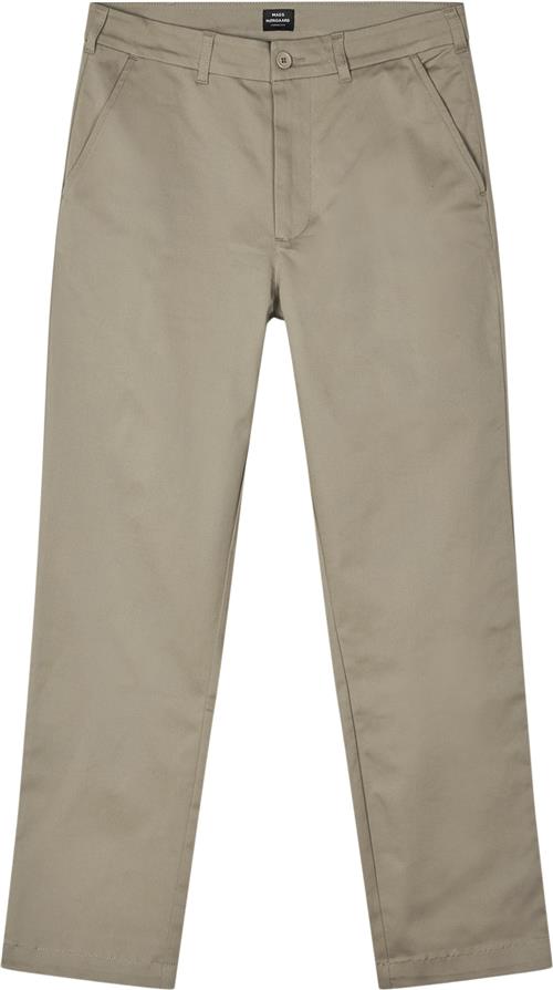 Se Mads Nørgaard - Copenhagen Cotton Twill Stretch Elias Pants Mand Brun Chinos Str 48 - hos Magasin ved Magasin