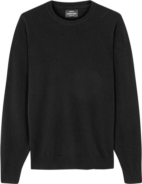 Se Mads Nørgaard - Copenhagen Eco Wool Karsten Knit Mand Sort Sweaters Str S - hos Magasin ved Magasin