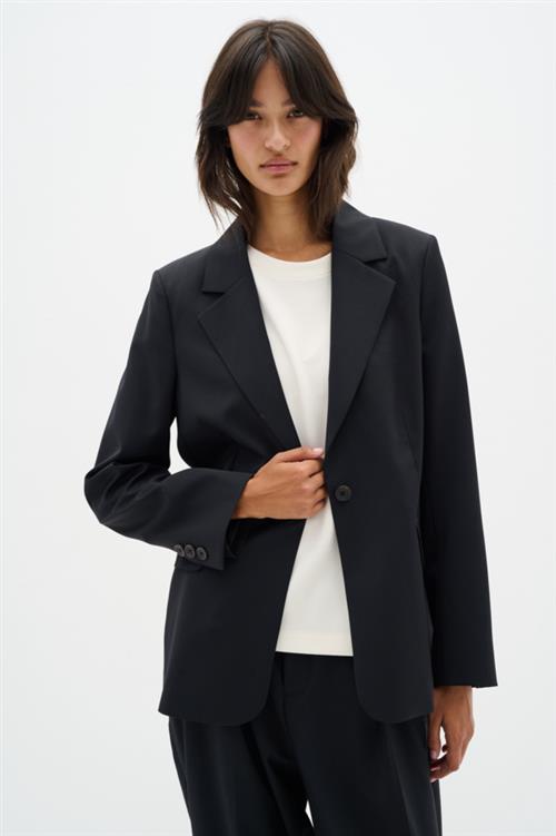 InWear Kathyaiw Classic Blazer Kvinde Black Blazere Regular Fit Str 36 - hos Magasin