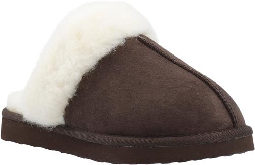 Bianco Biasweetie Slipper Kvinde Dark Brown Hjemmesko Str 38 - hos Magasin