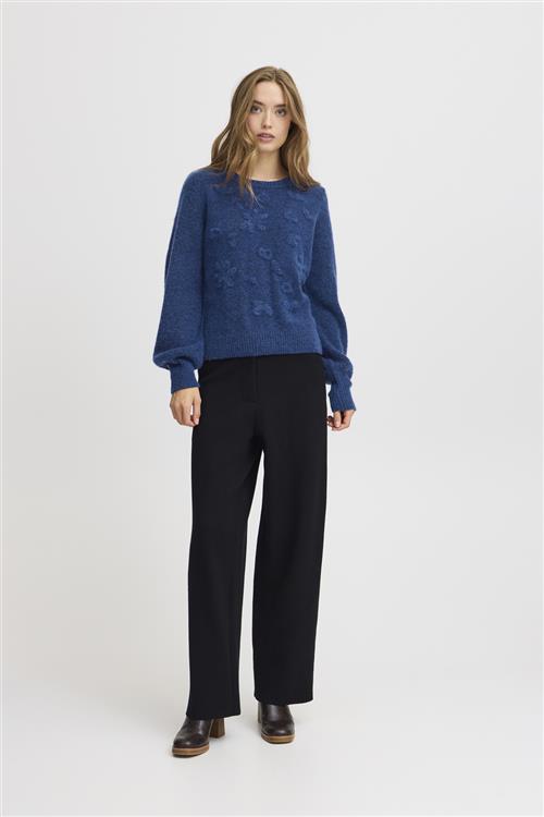 Se Atelier Rêve Irsilvi LS2 Kvinde Blue Quartz Melange Sweaters Regular Fit Str XL - hos Magasin ved Magasin