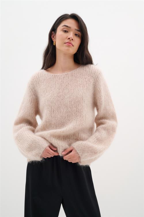 Se InWear Jetraiw Pullover Kvinde Haze Sweaters Str M/L - hos Magasin ved Magasin