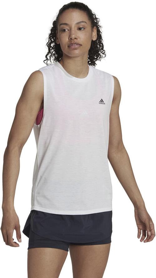 adidas Run Icons Løb Muscle Tanktop S - Tanktoppe Polyester hos Magasin