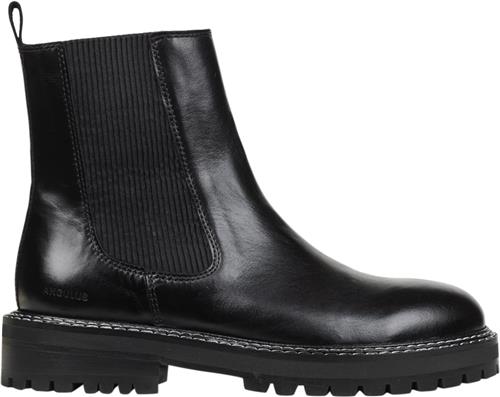 ANGULUS Støvle med Elastik Kvinde 1835/019 Sort/sort Chelsea Boots Str 42 - hos Magasin