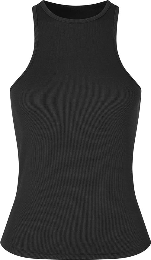 Oval Square Osparty Tank top Kvinde Black Tanktoppe Tight Fit Str L - Nylon hos Magasin