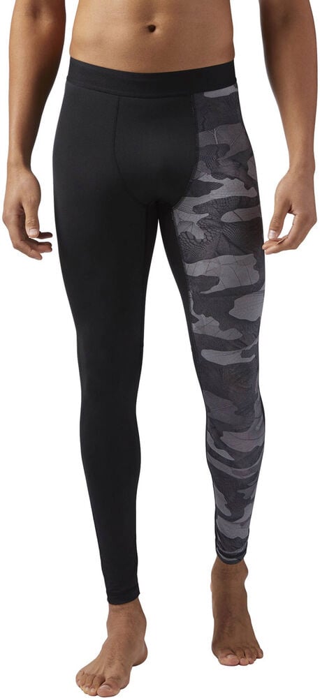 Reebok Speedwick Compression Exo Camo Tights M - Tights Polyester hos Magasin