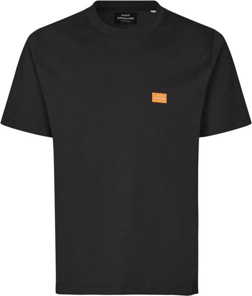 Mads Nørgaard - Copenhagen Cotton Jersey Frode Emb Logo Tee Mand Sort Kortærmede T-shirts Str XL - Bomuld hos Magasin