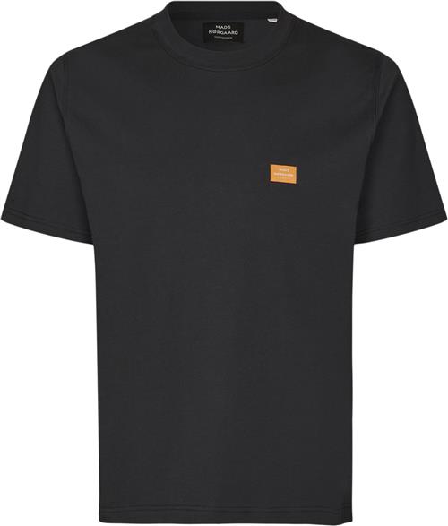 Mads Nørgaard - Copenhagen Cotton Jersey Frode Emb Logo Tee Mand Sort Kortærmede T-shirts Str XXXXL - Bomuld hos Magasin