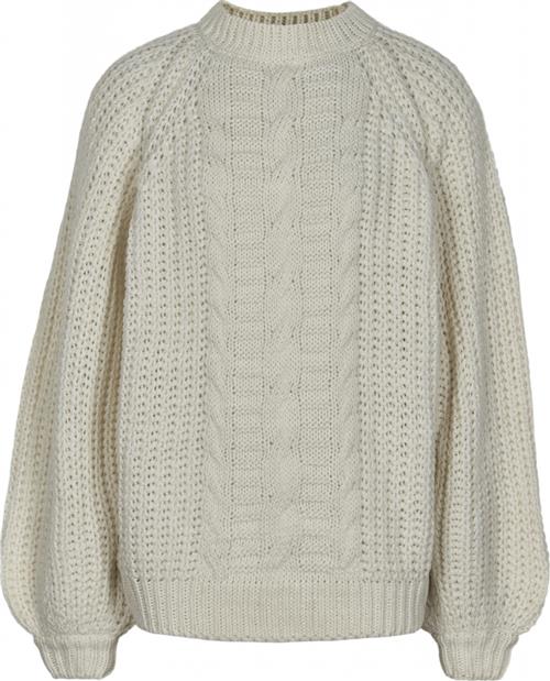 Costbart Mandy LS Pullover Str S - Hvid Strik hos Magasin