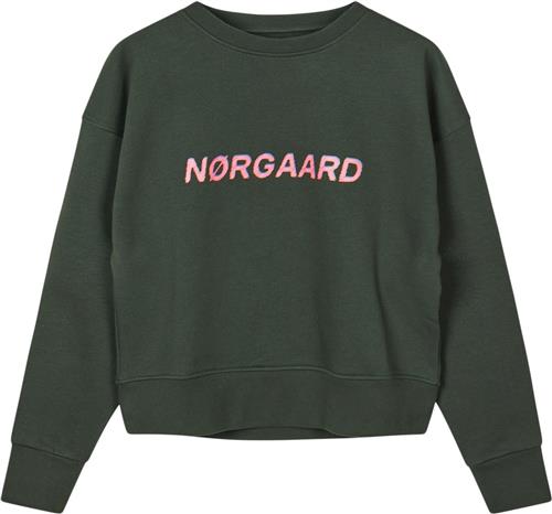 Mads Nørgaard - Copenhagen Organic Sweat Tilvina Sweatshirt Kvinde Grøn Sweatshirts Str XS - hos Magasin