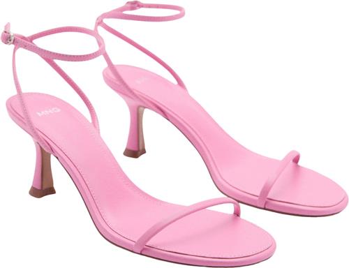 MANGO Sandals .- FLO Kvinde Pink Højhælede Sandaler Str 42 - hos Magasin