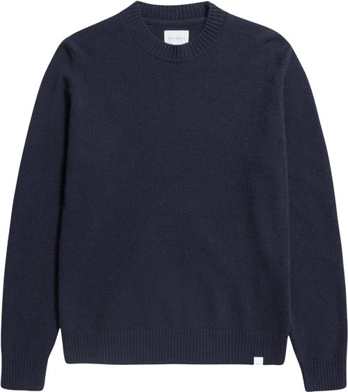 Se Norse Projects Norse Standard Merino Lambswool Sweater Mand Blå Sweaters Str M Merino - hos Magasin ved Magasin