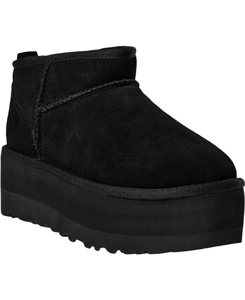 UGG W Cl Ultra Miniplatf Kvinde Black Vinterstøvler Str 39 - hos Magasin