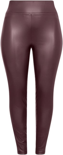 Wasabiconcept Watam 3 Kvinde 4975 Wine Leggings Str 42/44 - Nylon hos Magasin