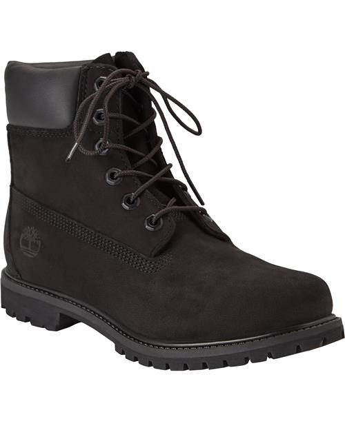 TIMBERLAND "6"" Premium Boot" Kvinde Sort Vinterstøvler Str 38 - hos Magasin