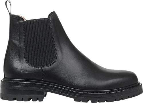 ANGULUS Støvle med Elastik Kvinde 1604/019 Black/black Chelsea Boots Str 40 - hos Magasin