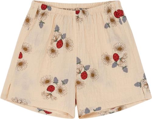 Konges Sløjd Vida Slit Shorts Gots Str 18M - Ladybug Shorts & Bloomers Bomuld hos Magasin