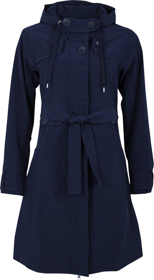 Danefæ Danelse Stretch Midseason Jacket Kvinde Dk Navy Parkaer Str XS - Polyester hos Magasin