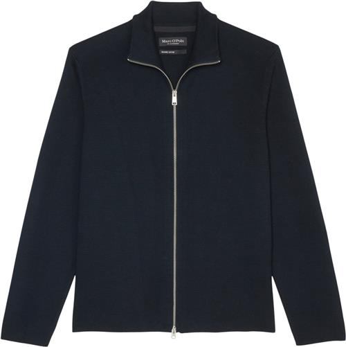 Se Marc O’Polo Zipped Trainer Jacket, Milano Mand Dark Navy Sweatshirts Str M - hos Magasin ved Magasin