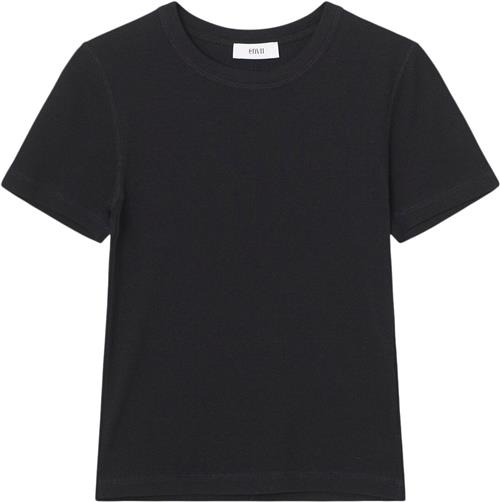 Se Envii Enally SS Crop TEE 5314 Kvinde Black Kortærmede T-shirts Str S - hos Magasin ved Magasin