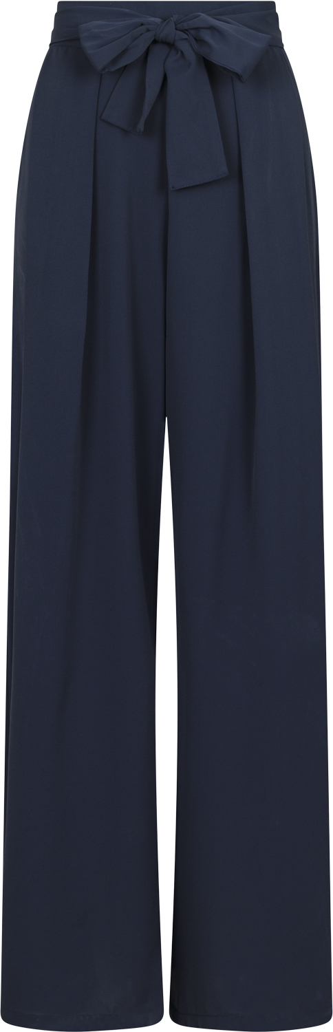 Se Neo Noir Lana Pants Kvinde Navy Bukser Med Brede Ben Str 42 - hos Magasin ved Magasin