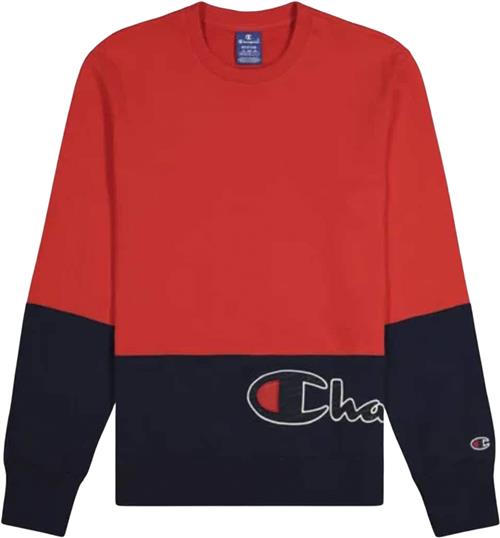 Se Champion Crewneck Sweatshirt Mand Red Sweatshirts Str L - Bomuld hos Magasin ved Magasin