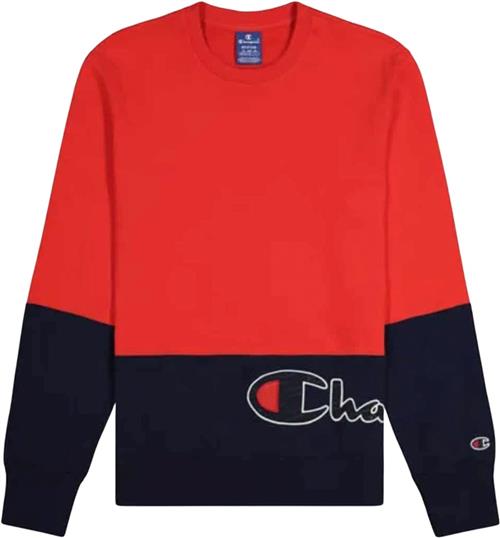 Champion Crewneck Sweatshirt Mand Red Sweatshirts Str M - Bomuld hos Magasin