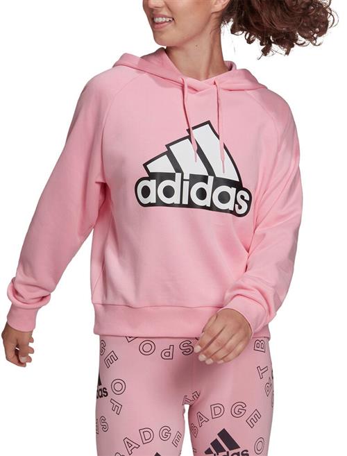 Se adidas Essentials Outlining Logo Hættetrøje S - Hættetrøjer & Sweatshirts Bomuld hos Magasin ved Magasin