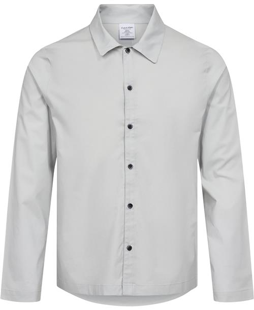 Calvin Klein L/S Button Down Mand 94o Langærmede Skjorter Str L - Bomuld hos Magasin