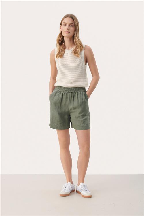 Part Two Gerdpw SHO Kvinde Agave Green Casual Shorts Str 40 - hos Magasin