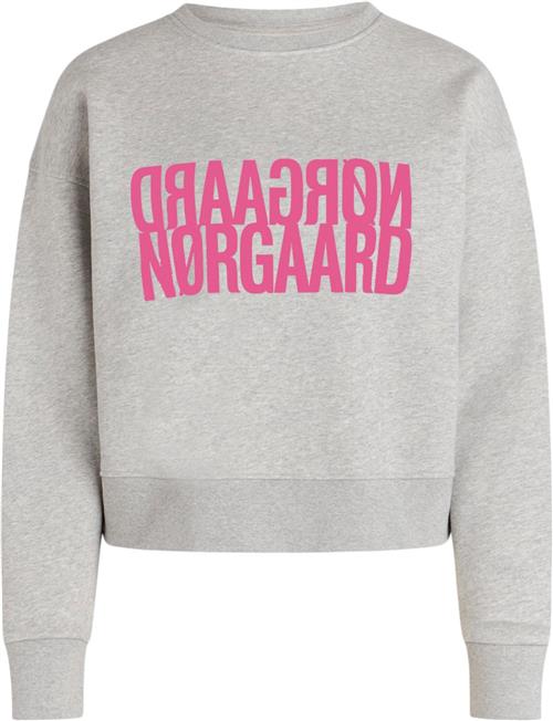 Mads Nørgaard - Copenhagen Organic Sweat Tilvina Sweatshirt Kvinde Grå Sweatshirts Str L - hos Magasin