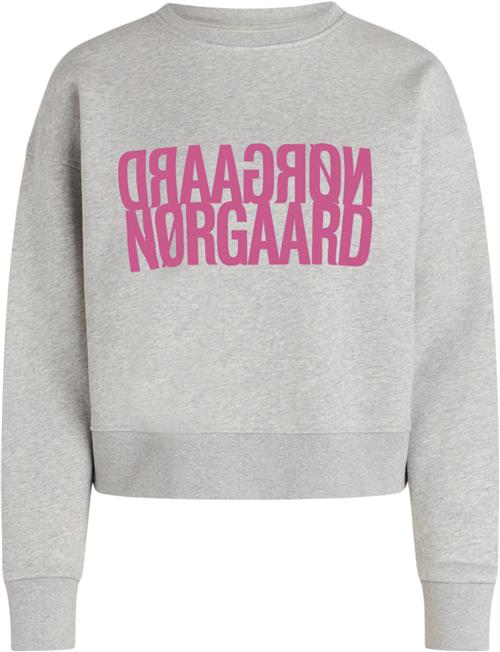 Mads Nørgaard - Copenhagen Organic Sweat Tilvina Sweatshirt Kvinde Grå Sweatshirts Str XXXL - hos Magasin