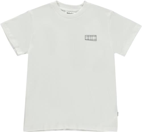 Molo Roxo Str 12 år / 152 cm - White Kortærmede T-shirts hos Magasin