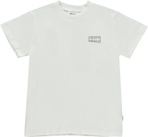 Molo Roxo Str 7 år / 122 cm - White Kortærmede T-shirts hos Magasin