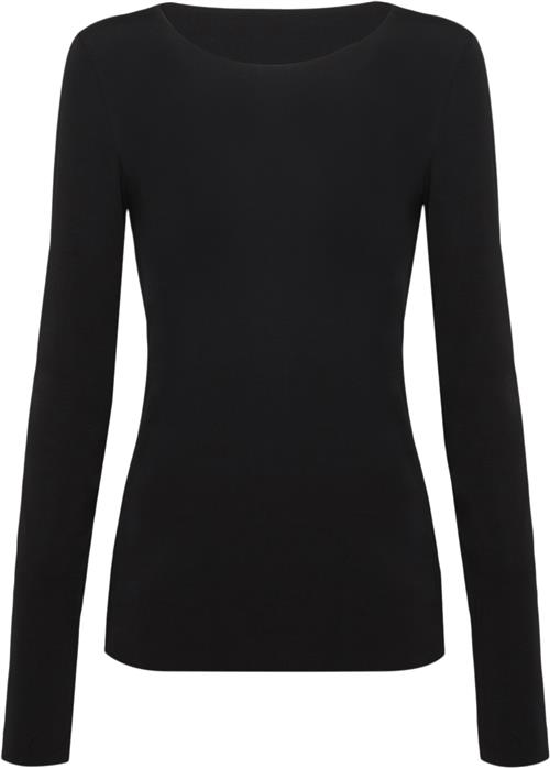 Wolford Aurora Pure Pullover Kvinde Sort Sweaters Str S - hos Magasin