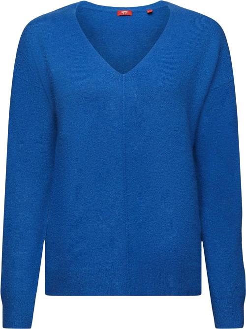 Se Esprit F Vneck Sweater Kvinde Bright Blue 5 Sweaters Str XS - hos Magasin ved Magasin