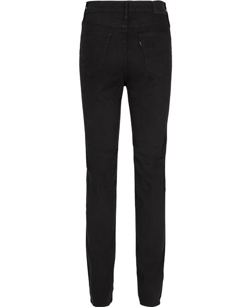 Se Levi's 724 High Rise Straight Jeans Kvinde Sort Straight Jeans Straight Fit Str W31 / L34 - hos Magasin ved Magasin