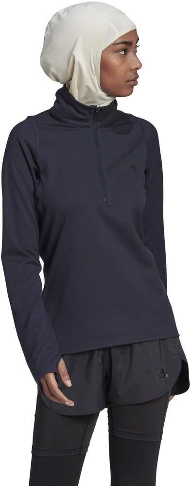 adidas Run Fast Halfzip Trøje L - Træningøjer & -Dragter Polyester hos Magasin