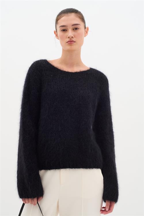 Se InWear Jetraiw Pullover Kvinde Black Sweaters Str S/M - hos Magasin ved Magasin