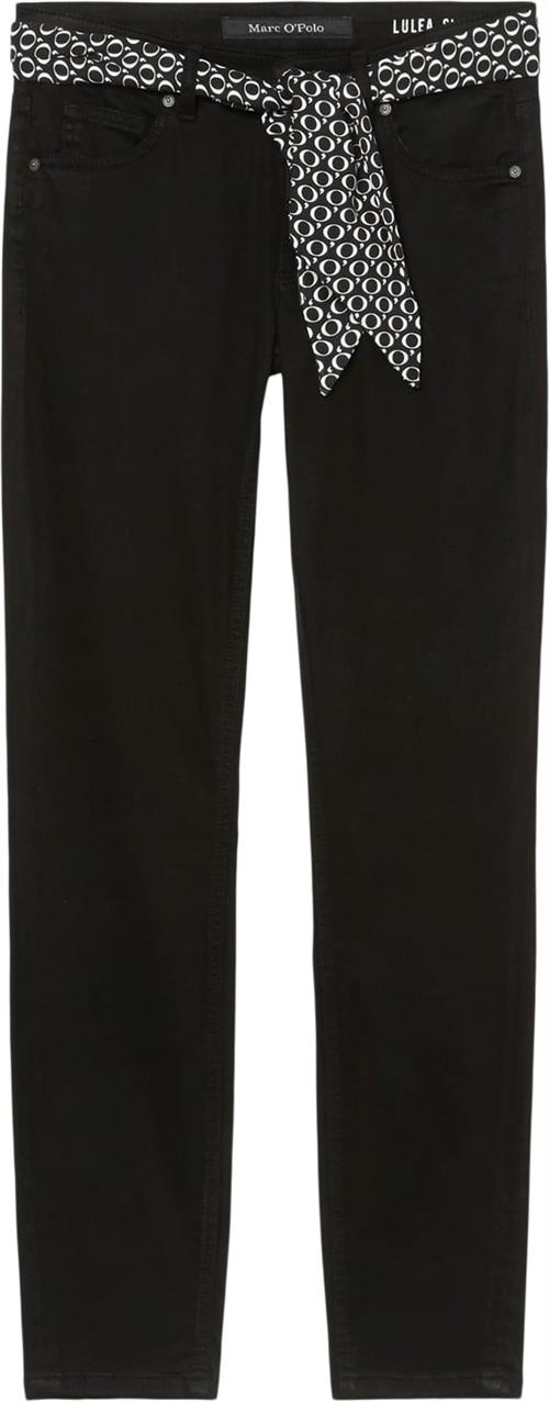 Marc O’Polo 5 Pocket, mid Waist, Slim fit, Regu Kvinde Black Skinny Jeans Str 26 32 - hos Magasin