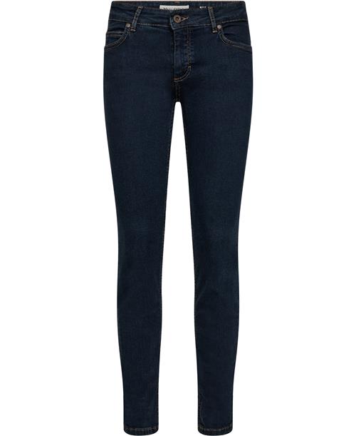 Marc O’Polo Denim Trouser, mid Waist, Slim fit, Kvinde Motor Scooter Wash Skinny Jeans Str 32 32 Denim - hos Magasin