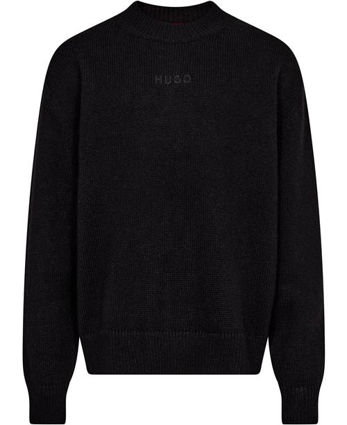 Se HUGO Seese Kvinde Sort Sweaters Str S - hos Magasin ved Magasin