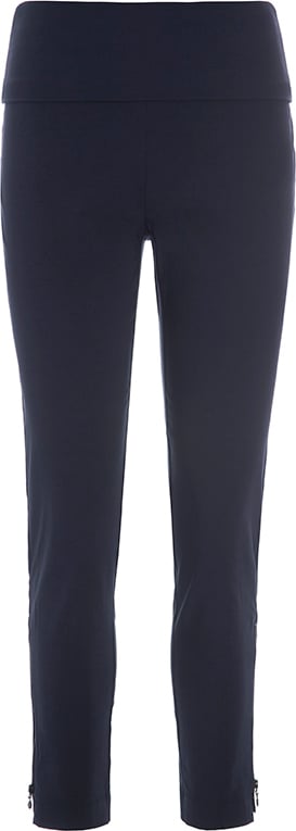 Bitte Kai Rand Magic Stretch Pants W. ZIP Kvinde Blå Bukser Med Smalle Ben Str XS - hos Magasin