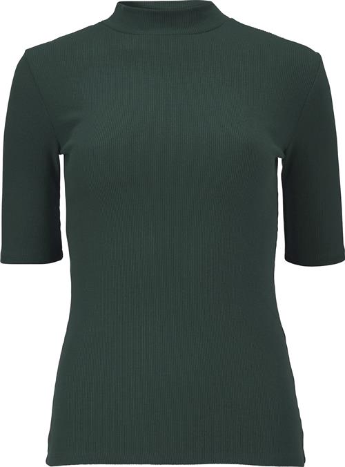 Modström Krown Tshirt Kvinde Bottle Green Kortærmede T-shirts Str XS - hos Magasin