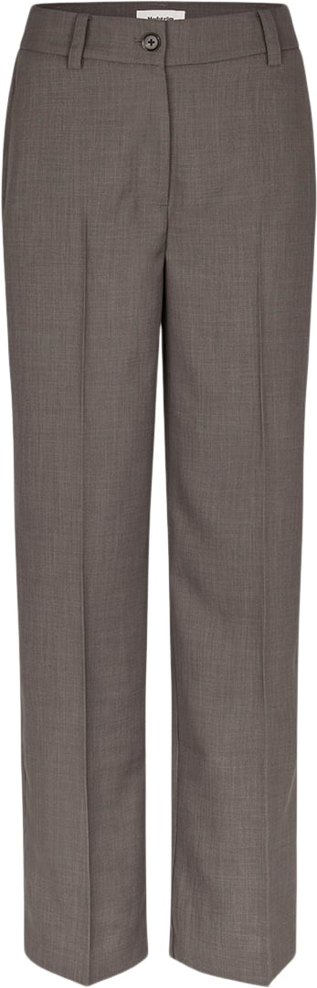 Modström Galemd 2 Pants Kvinde Warm Gray Bukser Med Lige Ben Str S - hos Magasin