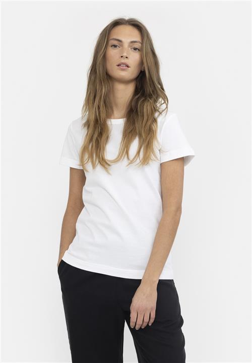 esmé studios Essigne Tshirt Kvinde White Kortærmede T-shirts Str L - hos Magasin