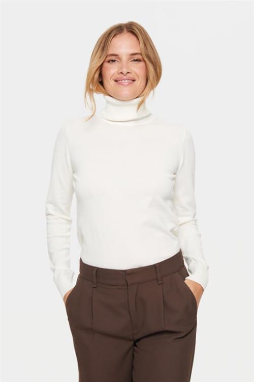 Saint Tropez J2046, Milasz Rollneck Pullover Kvinde 110605 Rullekraver Classic Fit Str XL - hos Magasin