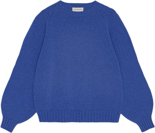 Moshi Moshi Mind Sienna Knit Wool Kvinde Bright Blue Sweaters Str S - hos Magasin