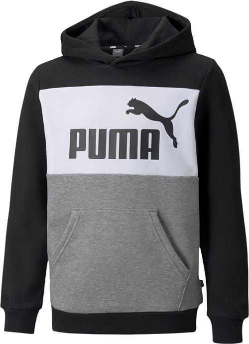 Puma Essentials+ Colourblock Hættetrøje 128 - Sweatshirts & Hættetrøjer hos Magasin